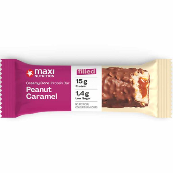 MaxiNutrition Creamy Core Protein Bar Peanut Caramel 45g – Verpackung