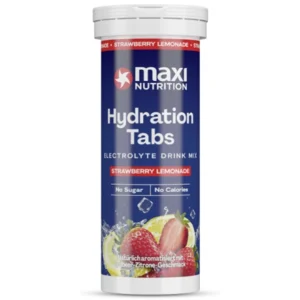 MaxiNutrition Hydration Tabs Strawberry Lemonade 40g – Dose Packshot
