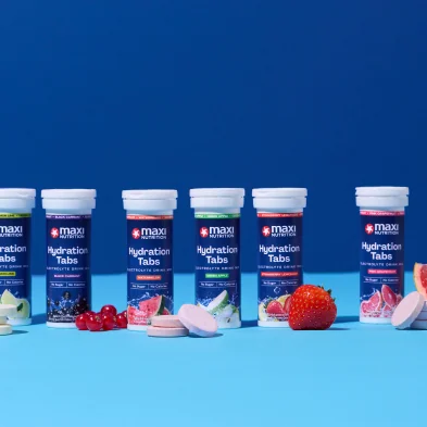 MaxiNutrition Hydration Tabs – alle Sorten Mood