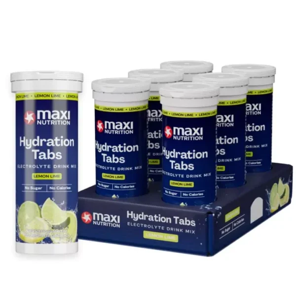 MaxiNutrition Hydration Tabs Lemon Lime 40g – Tray Packshot