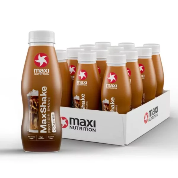 MaxiNutrition MaxShake Protein Milkshake Coffee 330ml – Tray Packshot