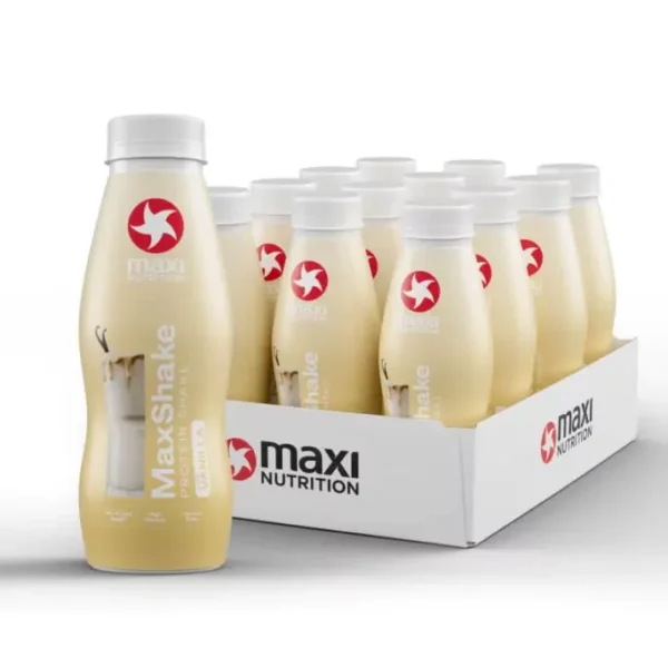 MaxiNutrition MaxShake Protein Milkshake Vanilla 330ml – Tray Packshot