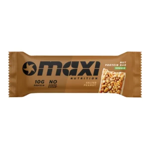 MaxiNutrition Protein Nut Bar Salted Peanut 46g – verpackter Nussriegel mit gesalzenen Erdnüssen